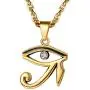 PROSTEEL Stainless Steel Ankh Necklace, Eye of Horus Necklace, Ancient Egyptian Symbol of Protection, Come Gift Box