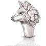 Wolf Ring for Men, Norse Viking Wolf Head Ring, Retro Wolf Totem Rings, Wolf Signet Rings, Amulet Ring, Animal Wolf Jewelry for Men Boys