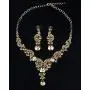 Hamer Prom Costume Jewelry for Women Crystal Choker Pendant Statement Chain Charm Necklace and Earrings Wedding Jewelry Sets for Brides Hamer Prom Costume Jewelry for Women Crystal Choker Pendant Statement Chain Charm Necklace and Earrings Wedding Jewelry Sets for Brides