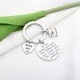 AKTAP Postman Keychain Mail Carrier Jewelry Never Underestimate The Different You Made and The Lives You Touched Thank You Gift for Post Office Worker