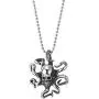 COOLSTEELANDBEYOND Stainless Steel Mens Womens Vintage Octopus Skull Pendant Necklace with 30 inches Ball Chain COOLSTEELANDBEYOND Stainless Steel Mens Womens Vintage Octopus Skull Pendant Necklace with 30 inches Ball Chain