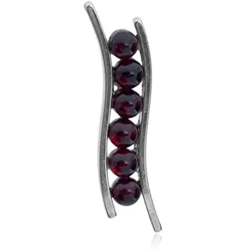 Ian and Valeri Co. Cherry Amber Sterling Silver Wave Slider Pendant Ian and Valeri Co. Cherry Amber Sterling Silver Wave Slider Pendant
