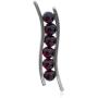 Ian and Valeri Co. Cherry Amber Sterling Silver Wave Slider Pendant