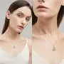 925 Sterling Silver Created Birthstone Necklaces Phoenix Jewelry Christmas Anniversary Birthday Gifts for Women