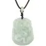 Dahlia Dragon/Phoenix Jade Pendant Necklace Genuine Certified Grade A Jadeite, 12'' to 24'' Cord Dahlia Dragon/Phoenix Jade Pendant Necklace Genuine Certified Grade A Jadeite, 12'' to 24'' Cord