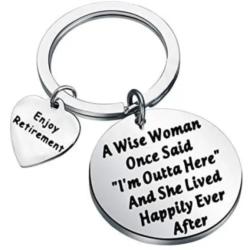 ENSIANTH Enjoy Retirement Keychain Funny Job Work Retiree Keychain Coworker Leaving Gifts Going Away Gifts ENSIANTH Enjoy Retirement Keychain Funny Job Work Retiree Keychain Coworker Leaving Gifts Going Away Gifts