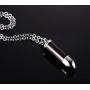 PJ Stainless Steel Bullet Capsule Container Cremation Ashes Urn Pendant Keepsake Memorial Necklace