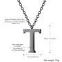 PROSTEEL Stainless Steel/Sterling Silver Initial Name Necklace, A to Z Initial Letter Personalized Necklaces for Men Women, Gold/Silver/Black Tone, 16''/20'' Adjustable, Come Gift Box