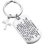 Godson Gifts from Godmother Godfather Godson Baptism Gifts Godson Keychain Jewelry Christening Gift Communion Gift