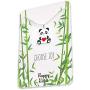 Happy Kisses Panda Necklace Gift – Cute Panda Heart Pendant – Charm Jewelry for Women, Teens, Girls and Kids – with Message Card