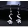 Rakumi Crystal Dangling Earrings Womens Elegant Wedding Bridal Earrings Party Jewelry