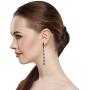 Nicole Miller New York Baguette Linear Earrings Rainbow
