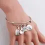 KUIYAI Chef Bracelet Chef Keychain Cooking Charms Bangle Culinary Graduation Gift KUIYAI Chef Bracelet Chef Keychain Cooking Charms Bangle Culinary Graduation Gift
