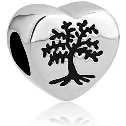 LovelyJewelry New Family Tree of Life Dangle Charm Bead for Bracelet Pendant