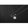 HZMAN Womens Girls Stainless Steel Alphabet Initial Letters Pendant Necklace 2 Colors Gold Silve From A-Z