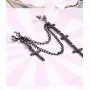 Punk Cuff Tassel Chain Earrings, Stainless Steel Cross Ear Cuff Crawler Climer Earring for Women Girls Men,Multi Layered Chain Drop Fashion Jewelry Punk Cuff Tassel Chain Earrings, Stainless Steel Cross Ear Cuff Crawler Climer Earring for Women Girls Men,Multi Layered Chain Drop Fashion Jewelry
