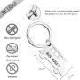 SEIRAA Bus Boss Keychain Bus Driver Gift Drive Safe Jewelry Appreciation Gift for School Bus Driver