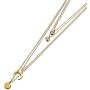 WangGao Layered Choker Necklaces Stainless Steel Handmade 4 Layer Multilayer Chain Necklaces Set for Women Girls