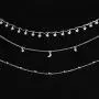 Wowanoo Choker Necklace Set Multilayer Layers Chain Clavicle Necklace Jewelry for Women Wowanoo Choker Necklace Set Multilayer Layers Chain Clavicle Necklace Jewelry for Women