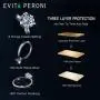 EVITA PERONI 925 Sterling Silver Open Ring Moissanite Simulted Diamond Wedding Gift for Women EVITA PERONI 925 Sterling Silver Open Ring Moissanite Simulted Diamond Wedding Gift for Women