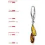 Sterling Silver Amber Dreams Necklace Earrings Set 18 Inches