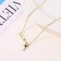 Wine & Cup Necklace Heart Red Zircon Pendant Necklaces for Women Romantic Love Memory Wedding Party Jewelry Red Wine Bottle Goblet Clavicle Chain