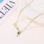 Wine & Cup Necklace Heart Red Zircon Pendant Necklaces for Women Romantic Love Memory Wedding Party Jewelry Red Wine Bottle Goblet Clavicle Chain