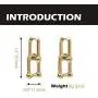 14K Gold Plated U-Shaped Chunky Link Chain Earrings Detachable Minimalist Chain Drop Earrings for Women Girls 14K Gold Plated U-Shaped Chunky Link Chain Earrings Detachable Minimalist Chain Drop Earrings for Women Girls