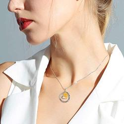 YFN Sterling Silver Always My Sister / Daughter Forever My Friend Pendant Necklace Jewelry, Birthday Jewelry Gift Necklaces for Sisters Daughter