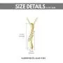 14K Solid Gold Diamond Necklace for Women, Gold''Soulmate'' Diamond Pendant Necklace Fine Jewelry Gift for Her, Wife, Mom 18 inch (Adjustable Length)