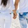 LAOBOYS JEWELLERY 2 Pcs Magnetic Couple Bracelet Mutual Attraction Heart Magnetic Bracelet for Couple Girlfriend Boyfriend Relationship Rope Bracelet Friendship Matching Bracelet for Her His Best Friend