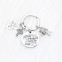 AKTAP The Umbrella Academy Keychain TV Movies Show Lovers Motivation Gifts for The Umbrella Academy Fans Always Remember You’re Braver Than You Believed
