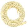Nuragold 10k Yellow Gold Solid 3mm Anchor Mariner Link Chain Pendant Necklace, Womens Mens Lobster Lock 16'' 18'' 20'' 22'' 24'' 26'' 28'' 30''