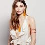 Dcfywl731 Long Tassel Necklace Earrings Set for Women Long Dainty Tassel Dangle Earrings Bohemian Jewelry Set for Girl