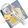 FAADBUK Funny Spongebob Squarepants Keychain Spongebob Lover Gift I Bet You Wish I Had an Off Button Jewelry Squarepants Inspired Gift for Friend Family
