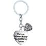 SXNK7 Always Remember You are Braver Stronger Smarter Than You Think Pendant Necklace Keychain Family Friend Gift Hand Stamped