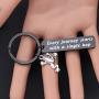 ENSIANTH Every Journey Starts with A Single Hop Keychain Frog Lover Gifts Travel Quote Motivational Jewelry Graduation Student Gift