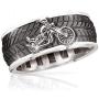 Motorcycle Ring for Men, Tire Tread Motorcycle Ring, Motorcycle Biker Ring for Men, Groove Ring, Hip Hop Ring, Punk Rock Ring Jewelry Gift for Men Boys