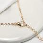 YienDoo Dainty Moon Star Pendant Necklace Chain Fashion Charm Boho Necklace Jewelry for Women and Girls (Gold)