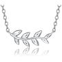 TRENSYGO Olive Leaf Necklace, Olive Leaf Gifts, Olive Leaf Jewelry, Plant Necklace, Olive Tree Branch Leaf Pendant Necklace, Weed Necklace