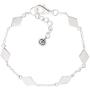 Silpada Dainty Geo Chain Bracelet in Sterling Silver, 7'' + 1'' Extender