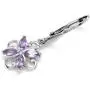 Silvershake Natural Amethyst White Gold Plated 925 Sterling Silver Victorian Style Flower Leverback Earrings Silvershake Natural Amethyst White Gold Plated 925 Sterling Silver Victorian Style Flower Leverback Earrings