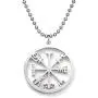 jewelry world Stainless Steel Viking Icelandic Vegvisir Helmet Horror in Runic Circle Pendant Necklace Magical Staves Compass Rune Amulet Necklace jewelry world Stainless Steel Viking Icelandic Vegvisir Helmet Horror in Runic Circle Pendant Necklace Magical Staves Compass Rune Amulet Necklace
