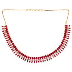 Efulgenz Indian Bollywood Gold Plated Crystal Rhinestone CZ Wedding Bridal Choker Necklace Earring Jewellery Set