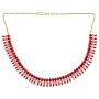 Efulgenz Indian Bollywood Gold Plated Crystal Rhinestone CZ Wedding Bridal Choker Necklace Earring Jewellery Set