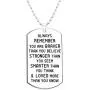 Inspirational Jewelry Necklace- Always Remember You are Braver Than You Believe- Gift for Men Women Inspirational Jewelry Necklace- Always Remember You are Braver Than You Believe- Gift for Men Women