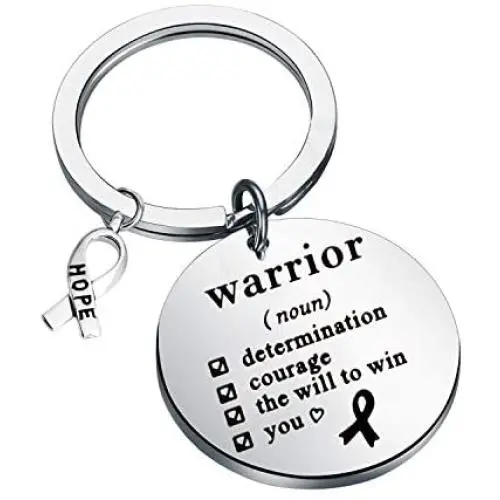 WSNANG Cancer Survivor Gift Warrior Determination Courage The Will to Win Keychain Cancer Fighter Gift Cancer Awareness Gift Survivor Inspirational Hope Gifts WSNANG Cancer Survivor Gift Warrior Determination Courage The Will to Win Keychain Cancer Fighter Gift Cancer Awareness Gift Survivor Inspirational Hope Gifts