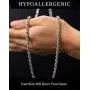 Authentic Solid Sterling Silver Rope Diamond-Cut Braided Twist Link .925 Rhodium Necklace Chains 1.5MM - 5.5MM, 16'' - 30'', Made In Italy, Men & Women, Next Level Jewelry Authentic Solid Sterling Silver Rope Diamond-Cut Braided Twist Link .925 Rhodium Necklace Chains 1.5MM - 5.5MM, 16'' - 30'', Made In Italy, Men & Women, Next Level Jewelry