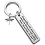 EIGSO Memorial Keychain Dragonflies Bracelet Dragonflies Visit from Heaven Sympathy Gifts for Loss of Loved One Remembering Jewelry
