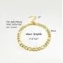 14K Gold Plated Chain Bracelet for Women Fashion Simple Bracelet